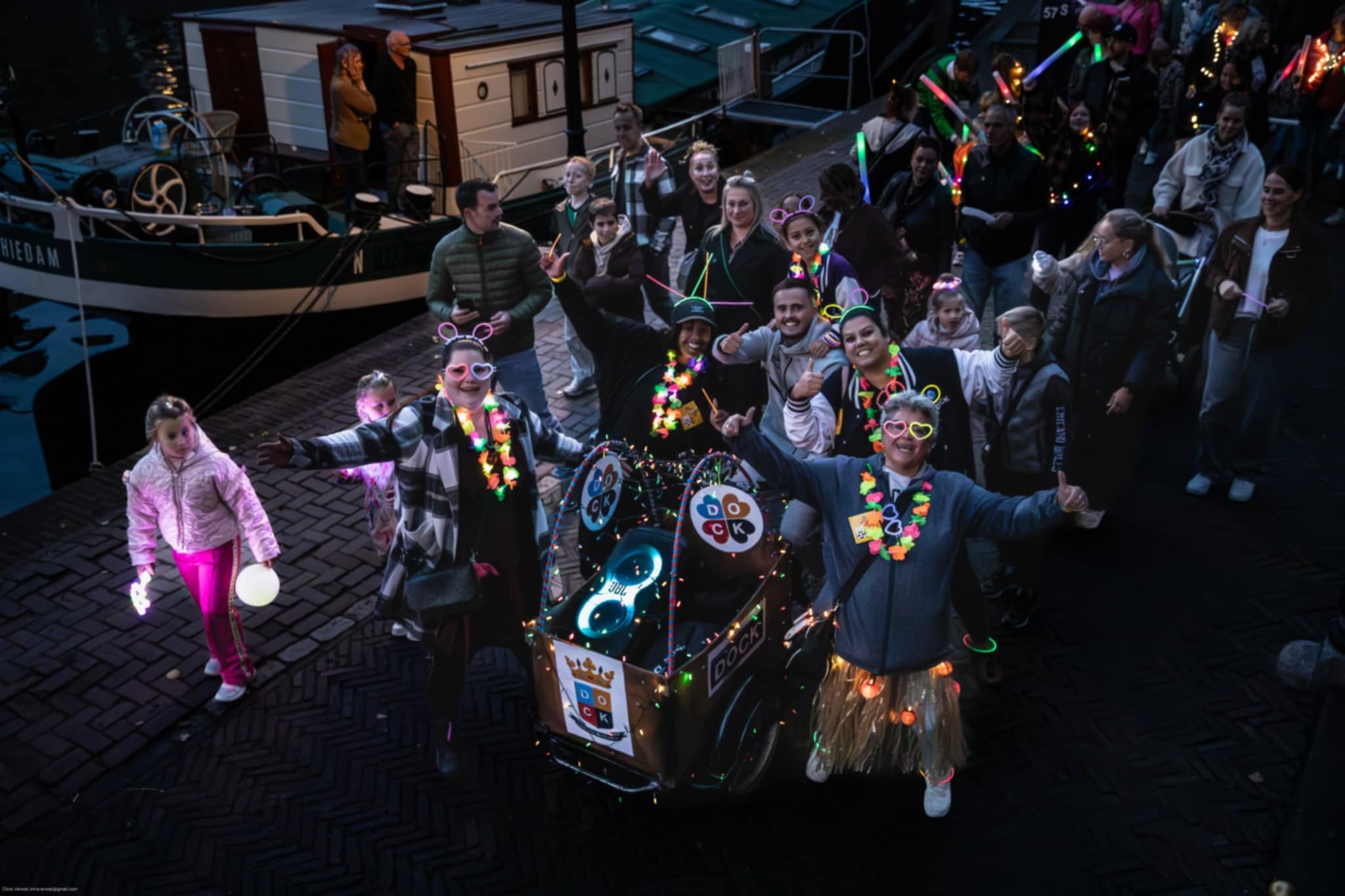 Lichtjesparade tijdens de Brandersfeesten: een stralend slot van Schiedam 750