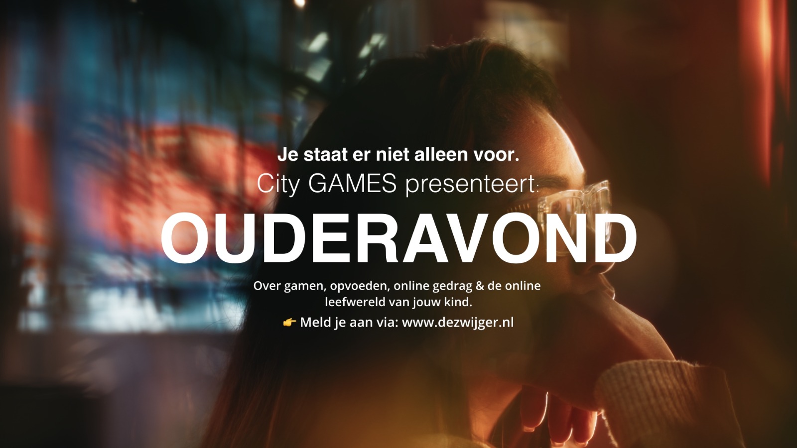 Ouderavond City GAMES Amsterdam 15 oktober