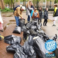 Kinderwijkraden Staatsliedenbuurt en De Baarsjes maken de buurt weer schoon