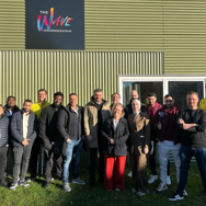 Bezoek wethouder The Wave in Amsterdam-Noord