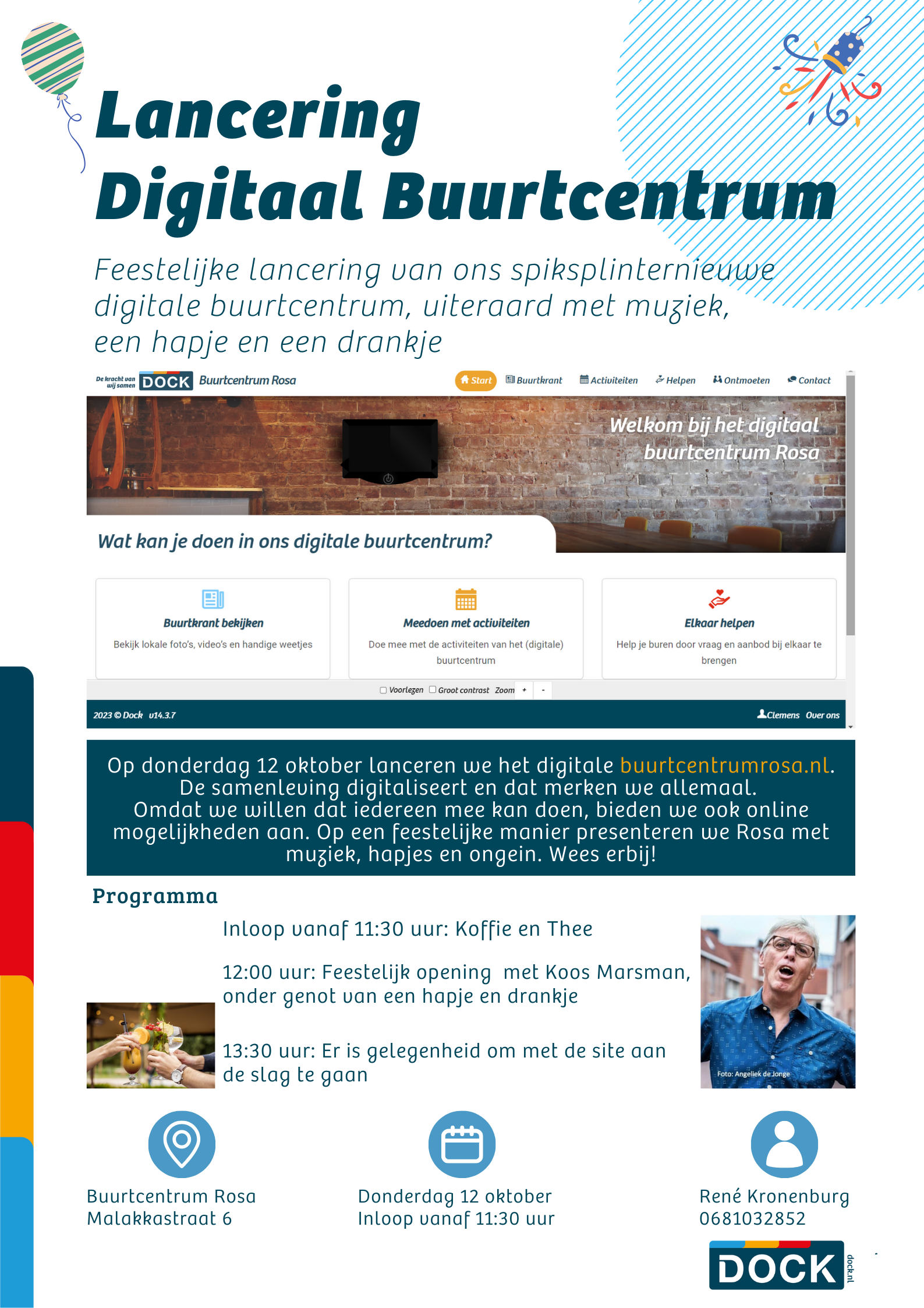 Lancering Digitaal Buurtcentrum Rosa