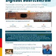 Lancering Digitaal Buurtcentrum Rosa