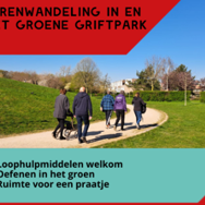 Seniorenwandeling in het Griftpark