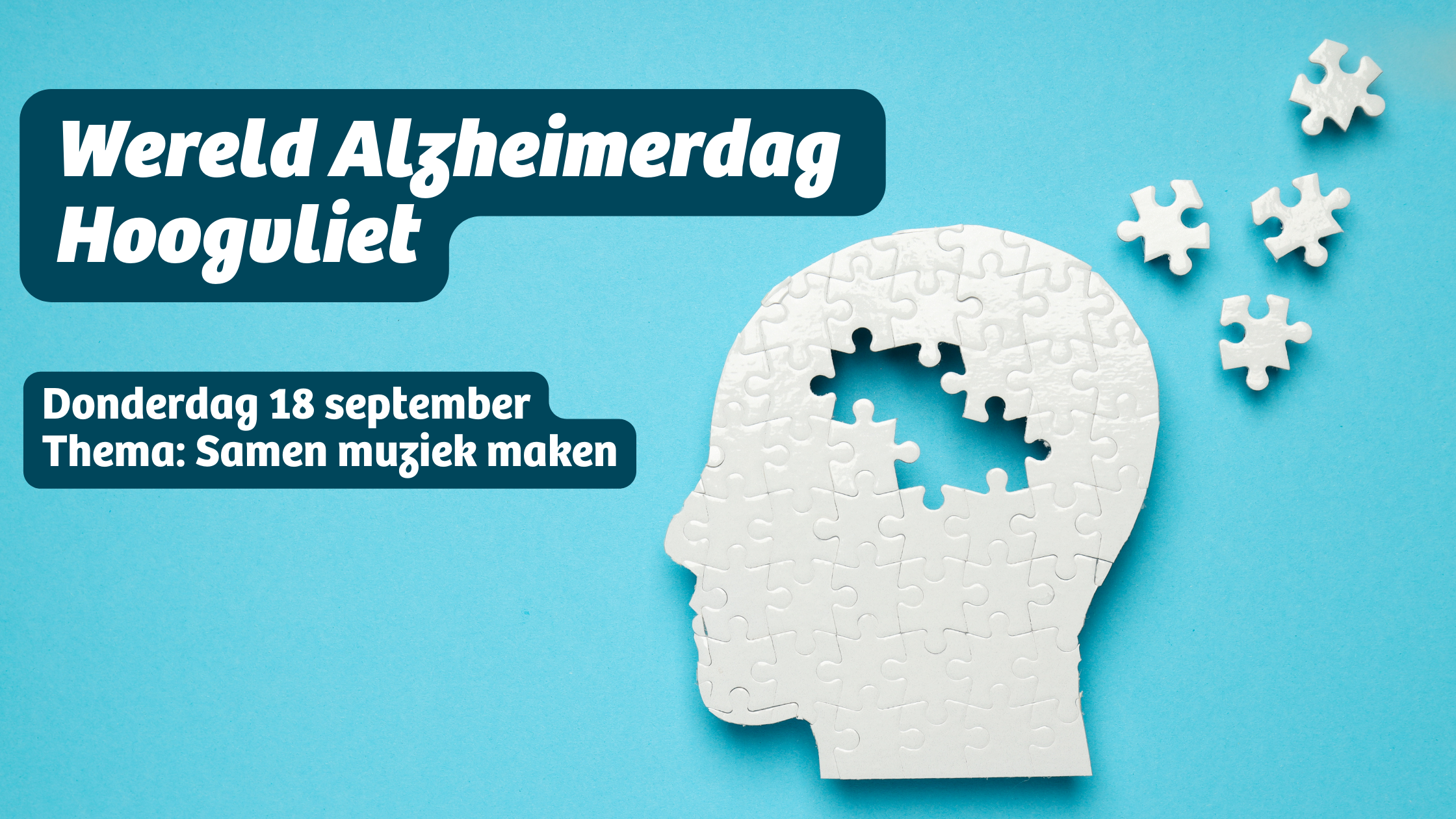 Kom naar Wereld Alzheimer Dag in Hoogvliet op 18 september!