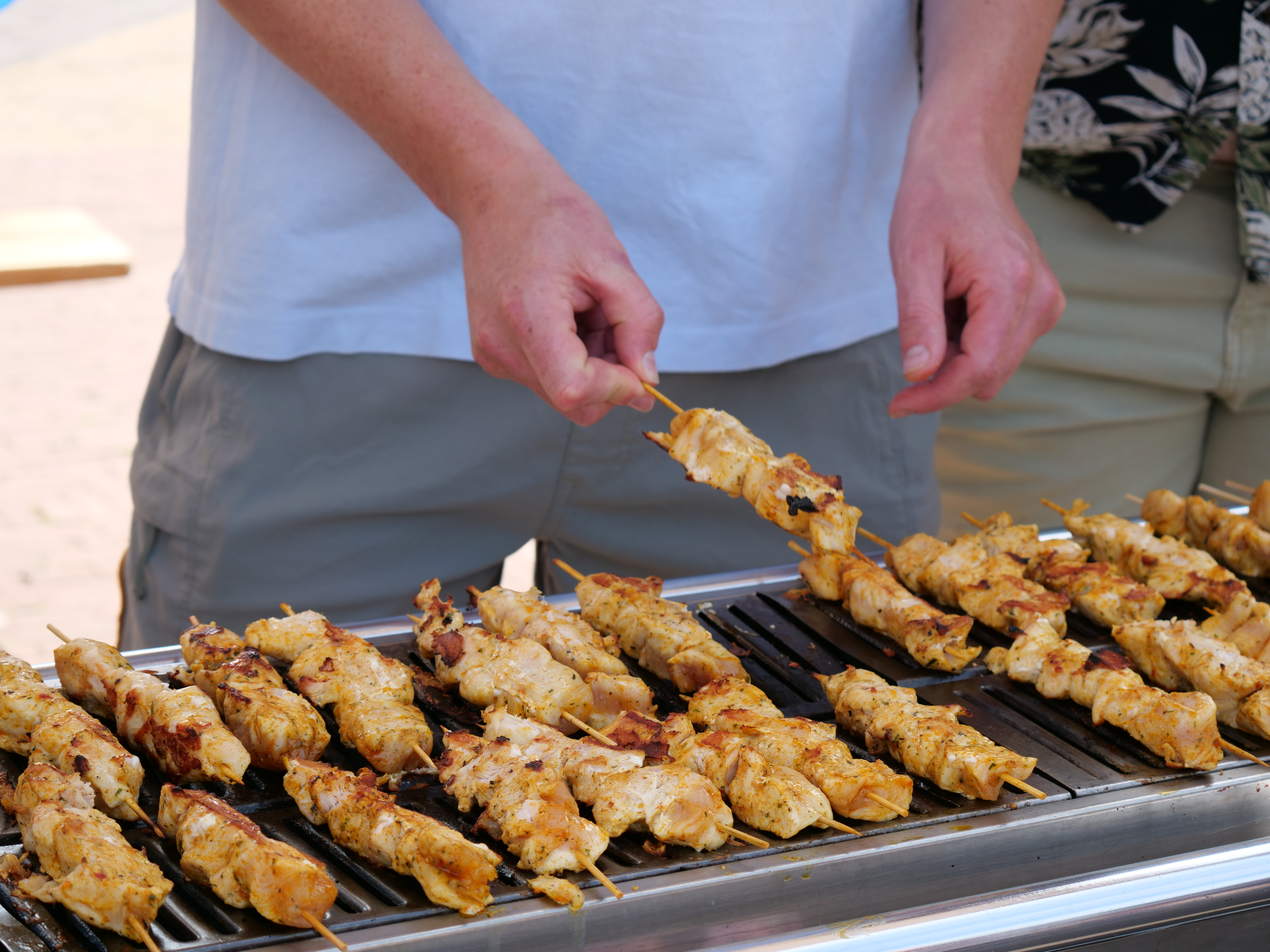 Kip op de BBQ