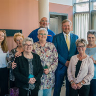 Koninklijk bezoek in de Banne in Amsterdam-Noord