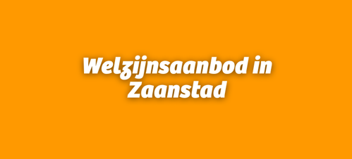 Welzijnsaanbod in Zaanstad