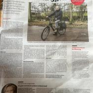 Vrijwilliger Ariën Boer in het Parool Amsterdam