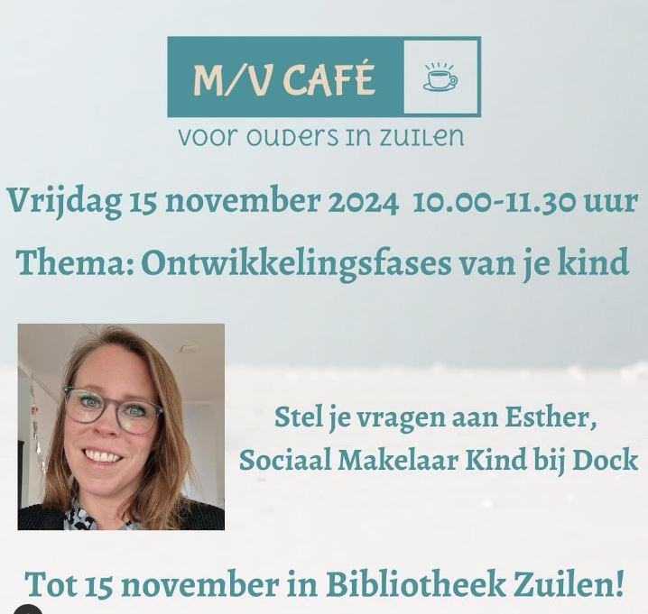 Het Moeder/Vader Café in Zuilen: Thema ontwikkelingsfases van het kind