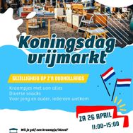 Welkom op de Koningsdag Vrijmarkt in De Oase, Utrecht-west