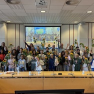 Kinderwijkraden Amsterdam West in gesprek met bestuurders in Raadzaal