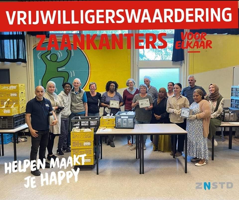 Vrijwilligerswaardering voor de Broodjesfabriek