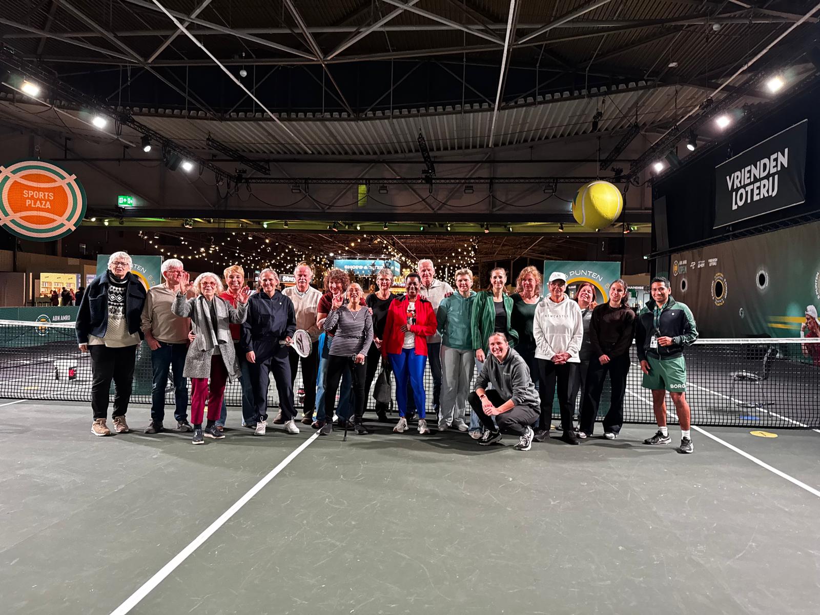 Rotterdamse senioren actief bij het ABN AMRO Open Tennistoernooi