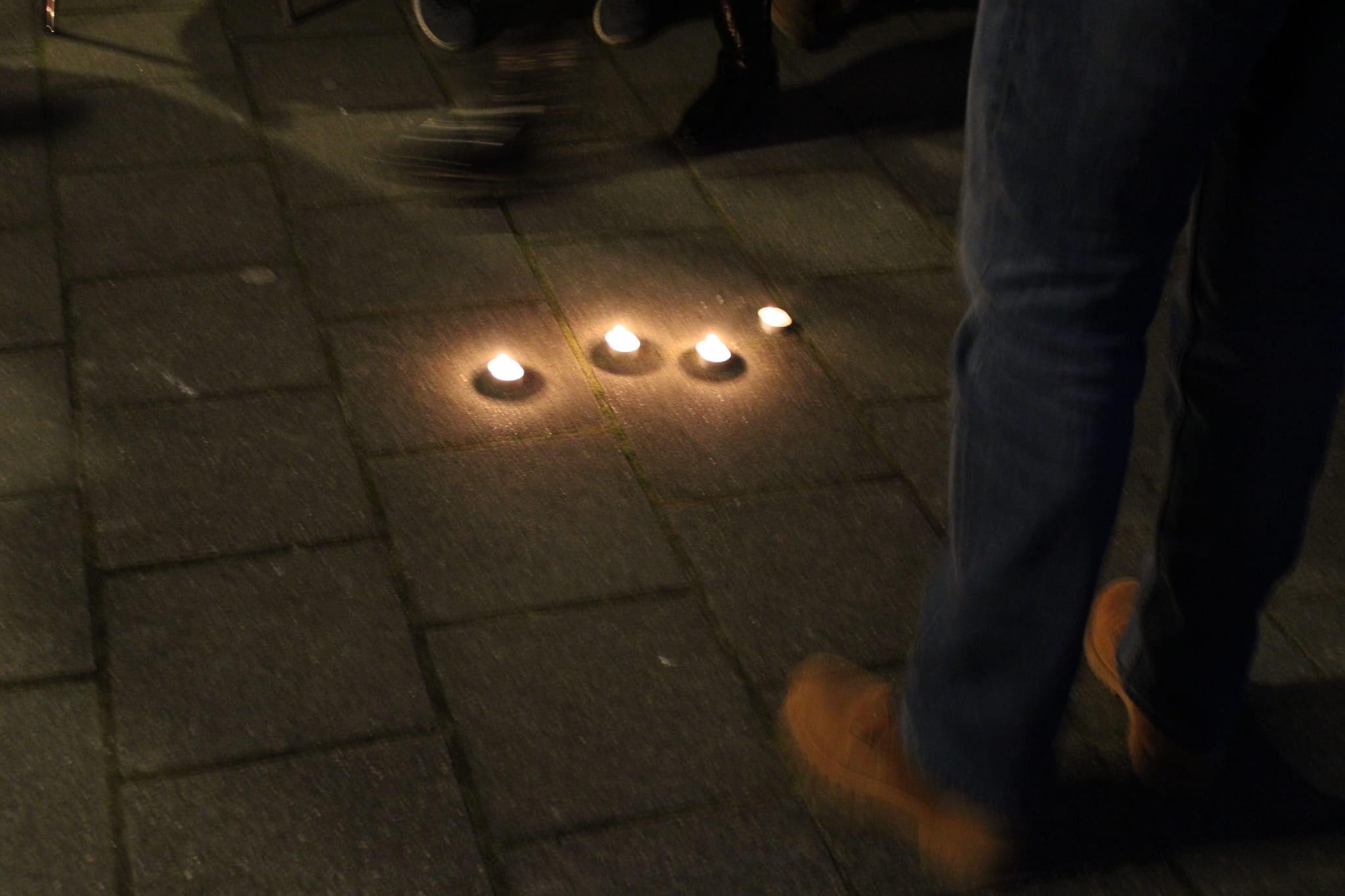 lichtje branden wijkcentrum de Zuidhoek